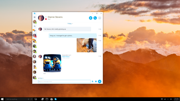 【APP开发】微软将为Windows 10发布Skype通用App